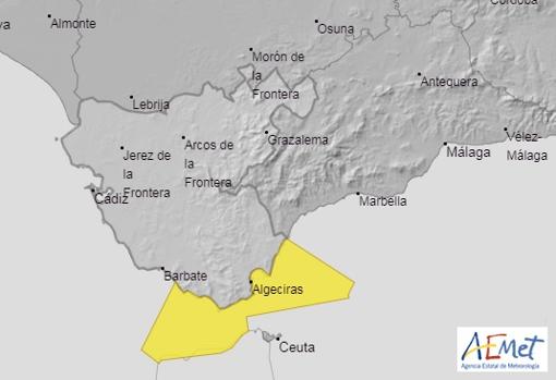 El tiempo: Cádiz estará en alerta amarilla por levante y fuerte oleaje en el Estrecho