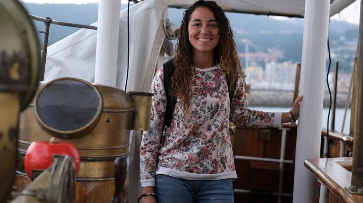 Verónica Sánchez, testigo de excepción en el 91 Crucero de Instrucción del Juan Sebastián Elcano.