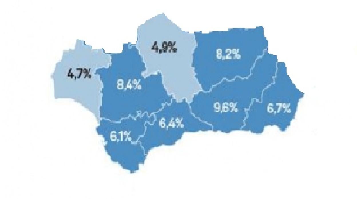 Mapa del estudio de seroprevalencia