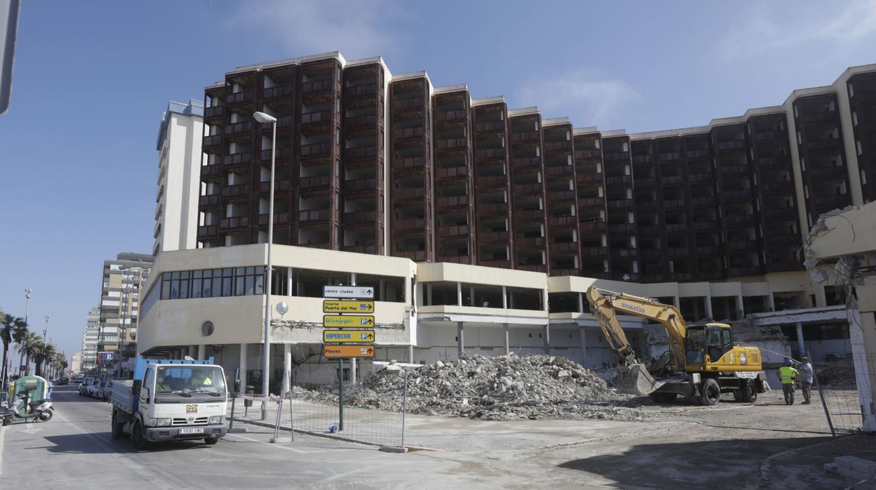 Obra en la antigua residencia Tiempo Libre, que será un hotel