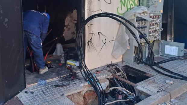 La Casería, sin luz por un incendio en una instalación eléctrica en San Fernando