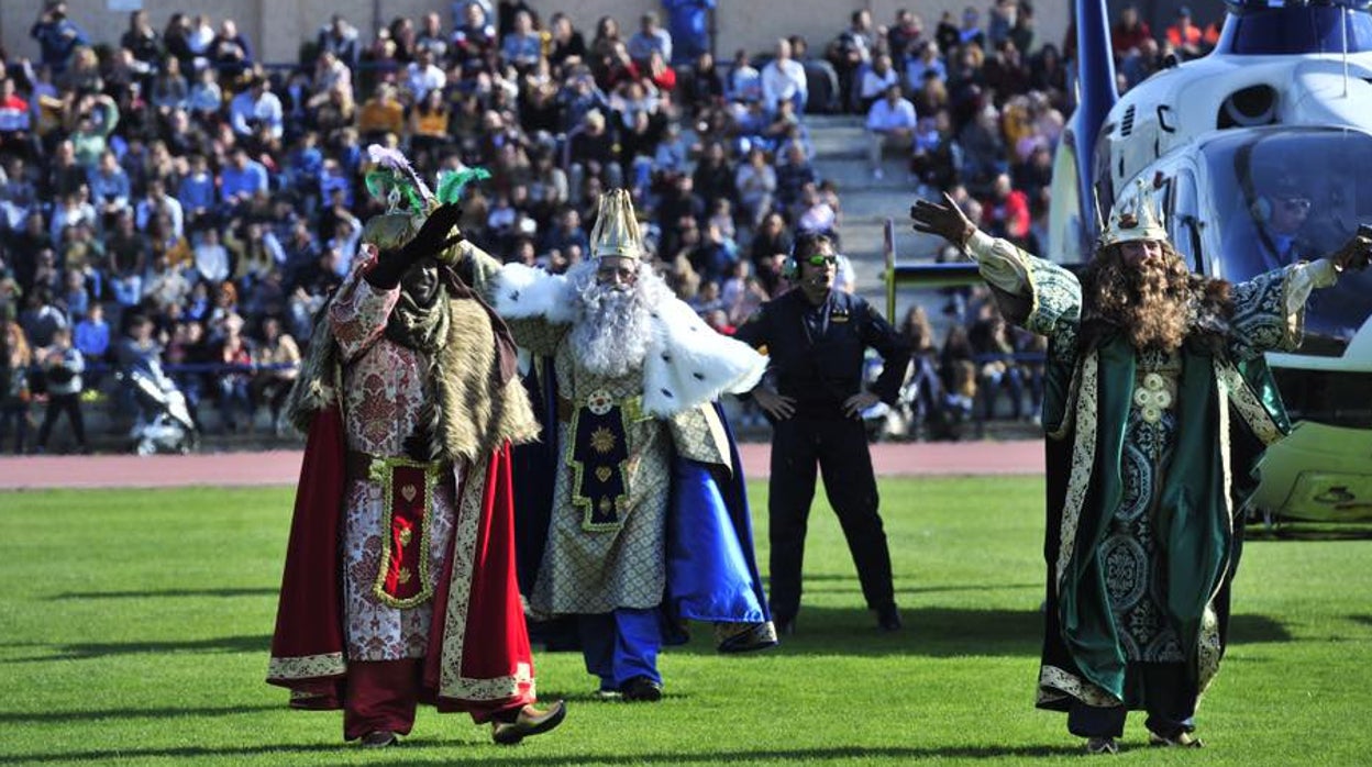 Los Reyes Magos darán una vuelta en helicóptero antes de iniciar su recorrido