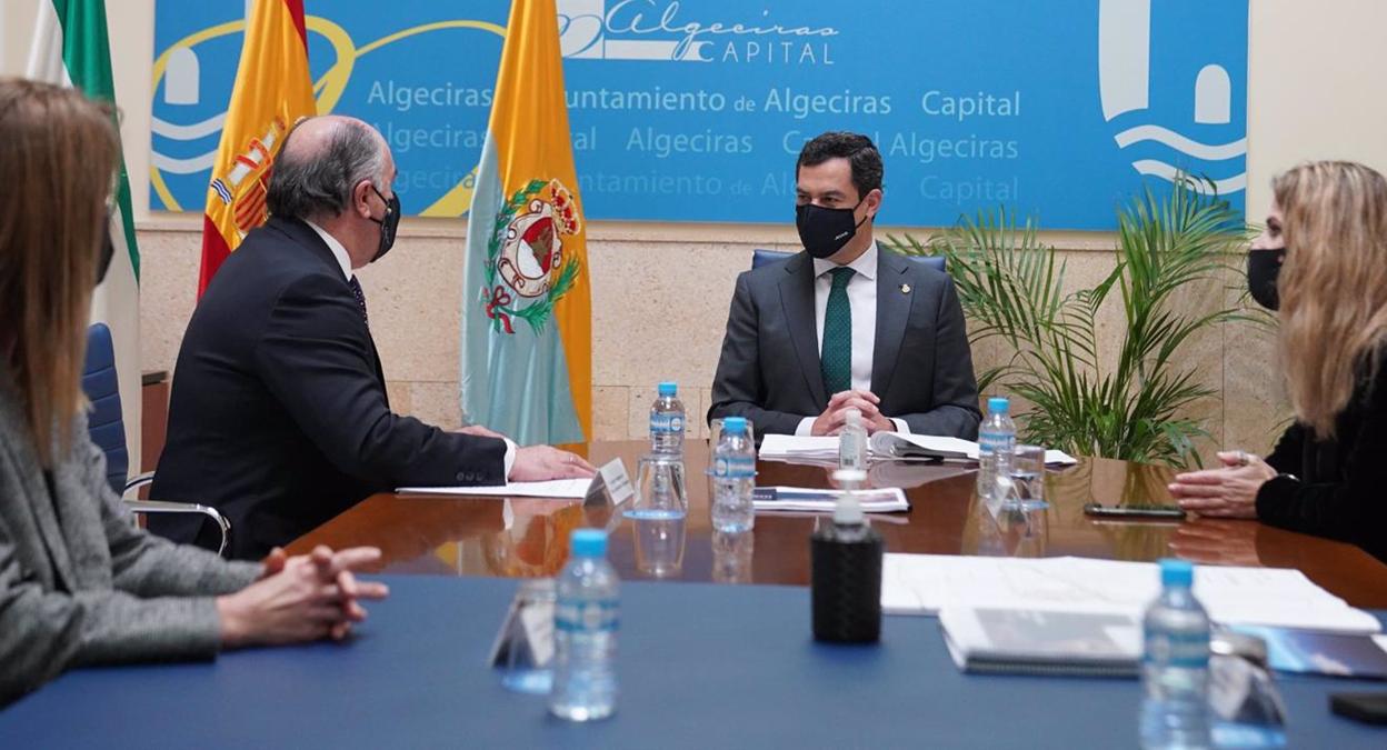 Moreno considera estratégico el proyecto del Ramal Central hasta Algeciras que define como «clave para España»