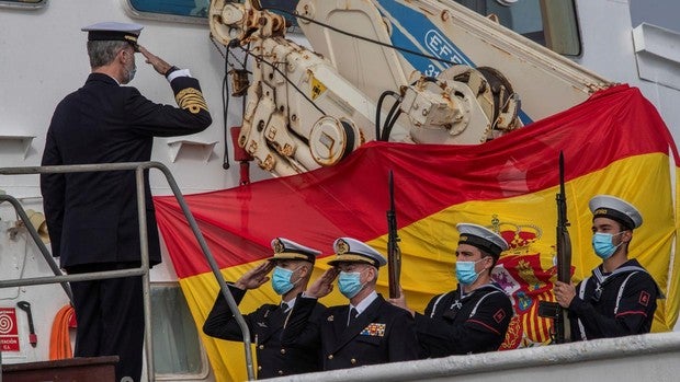 Vítores en Cádiz para recibir al Rey Felipe VI