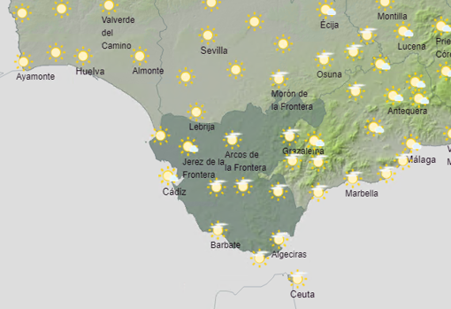 El tiempo en Cádiz: Cielos despejados y temperaturas algo más frescas