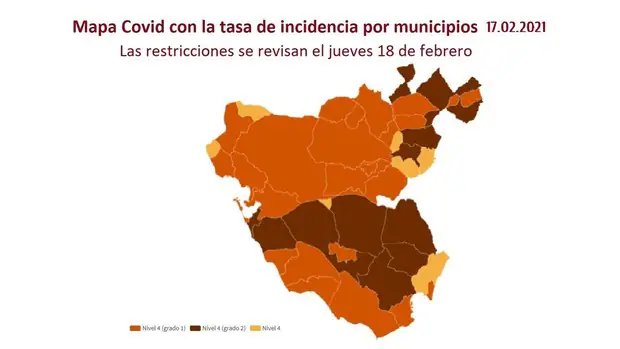 Mapa Covid: Desciende la tasa de incidencia en la provincia, que roza los 500 casos por 100.000 habitantes