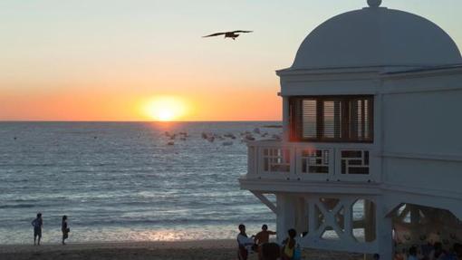 Atardecer en La Caleta.