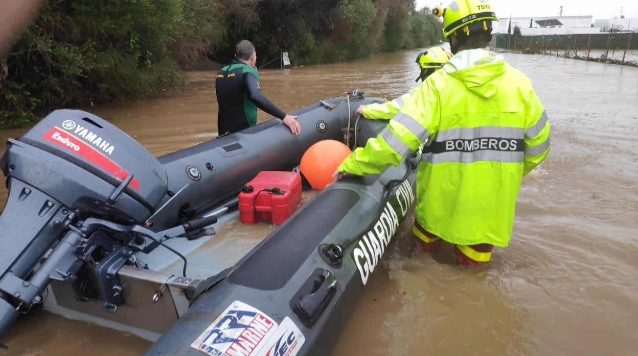 Inundaciones en Los Barrios.