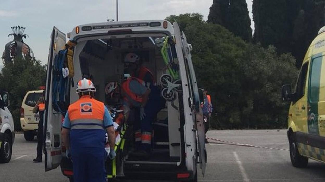 Fallece una persona tras un accidente de moto en Puerto Serrano