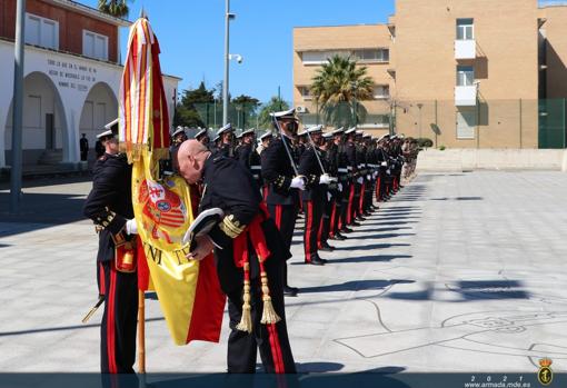 Despedida del Comandante General de la Infantería de Marina Antonio Planells Palau en San Fernando