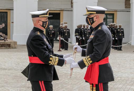 José Luis Souto Aguirre toma posesión como General Comandante del Tercio de Armada en San Fernando