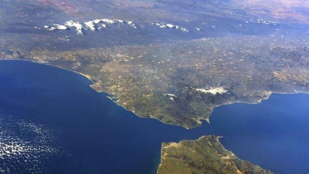 La provincia de Cádiz, vista desde el espacio