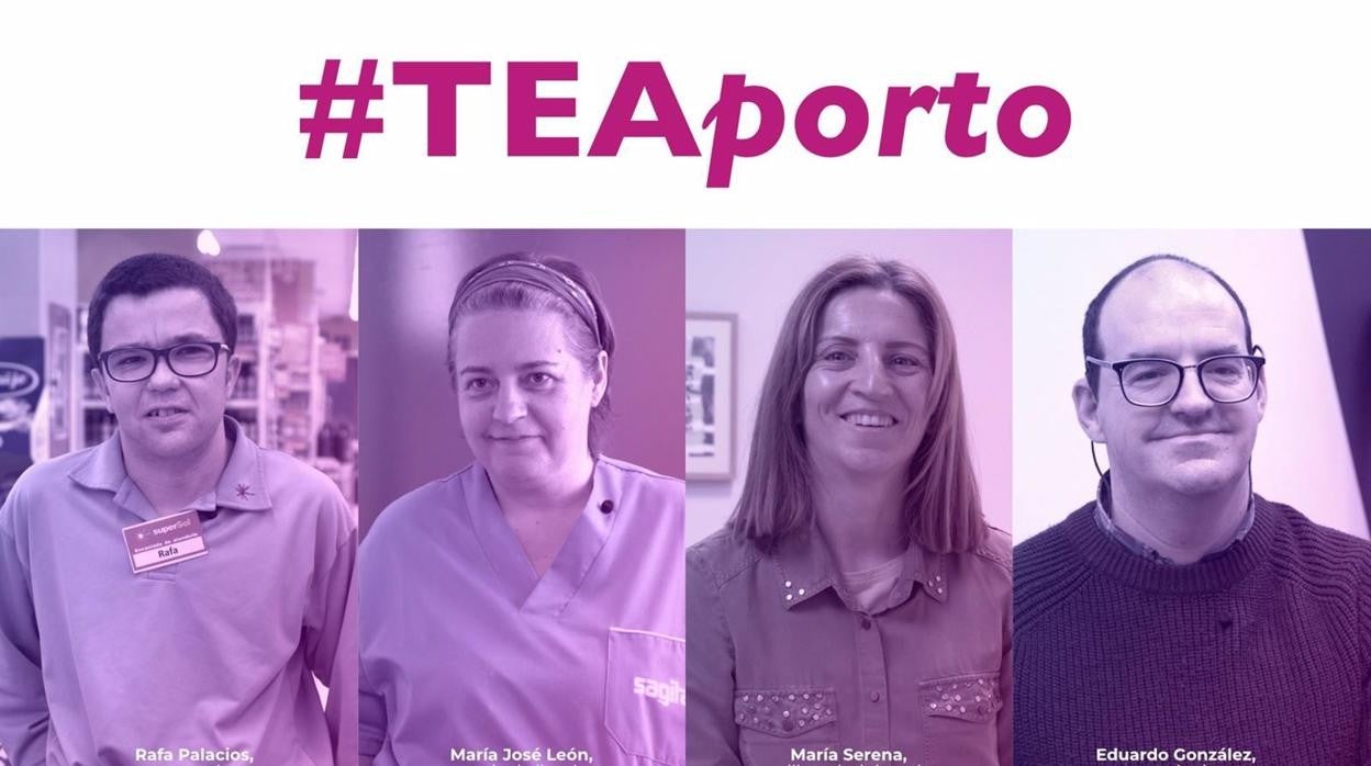 La Junta presenta la campaña #TEAporto para la inclusión laboral de personas con autismo