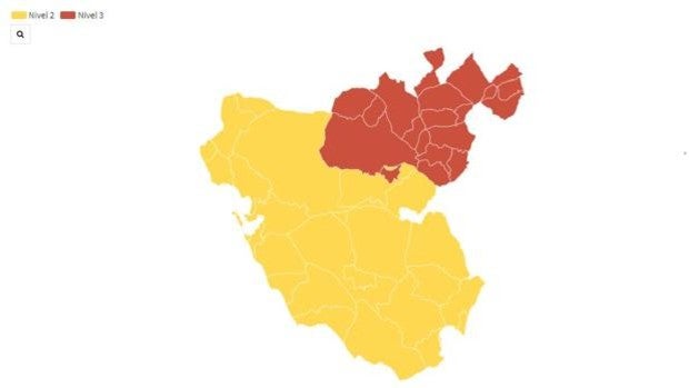 La Sierra de Cádiz, en alerta roja por coronavirus