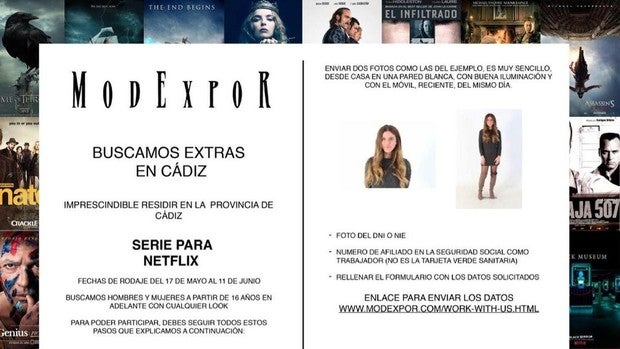 Netflix lanza un casting en Cádiz para una nueva serie que se grabará a partir del 17 de mayo