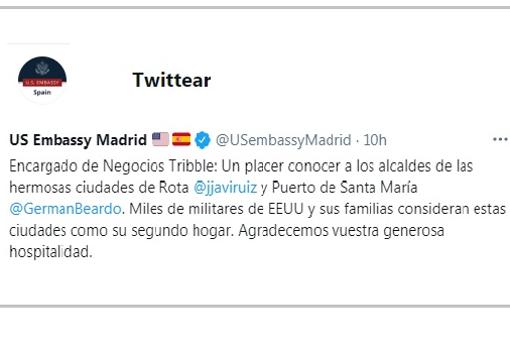 Conrad Tribble: «Miles de militares de EEUU y sus familias consideran El Puerto y Rota como su segundo hogar»