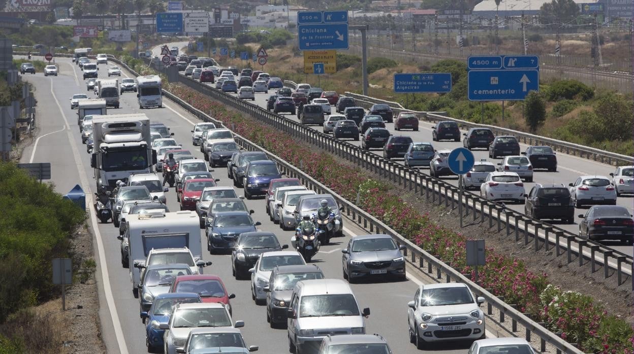 Imagen que presenta el cruce de Tres Caminos en pleno mes de julio