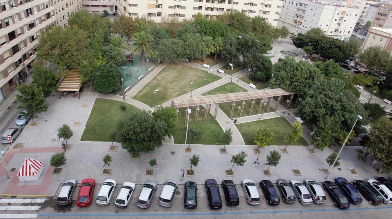 Plaza de Asdrúbal, en Cádiz capital.