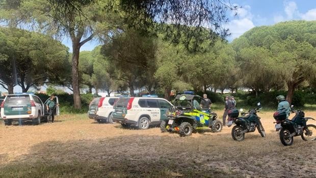 Controles en el Pinar de Roche a 'quads' y motos