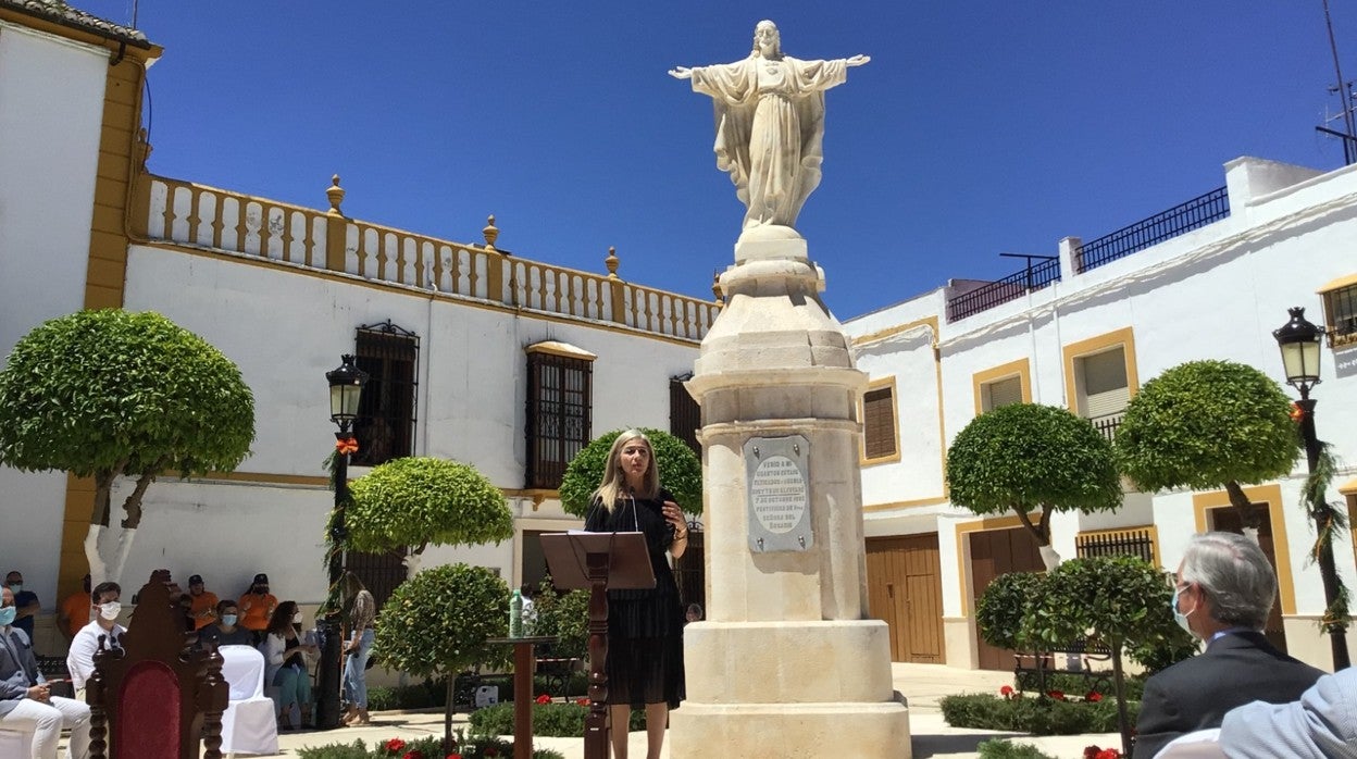 La consejera de Cultura, Patricia del Pozo, en el acto celebrado en La Roda