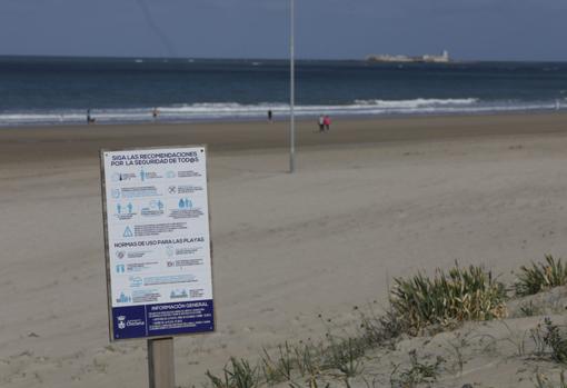 Playa de Sancti Petri, en Chiclana.