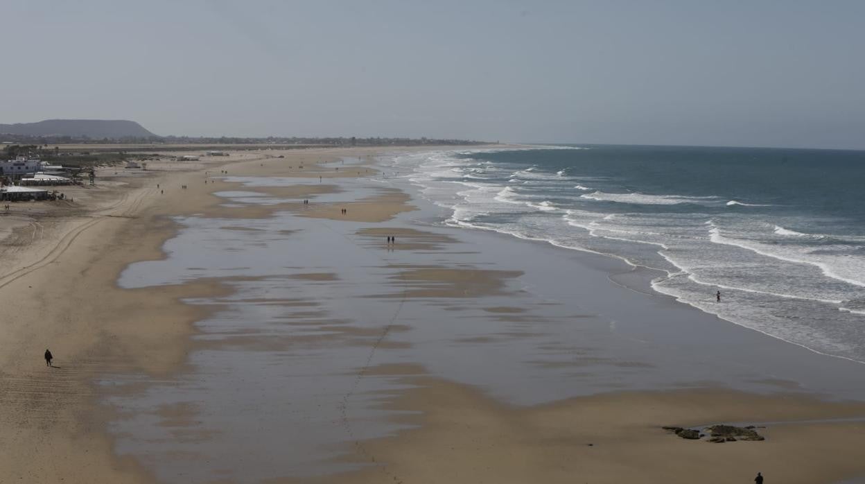 Playa Fuente del Gallo, en Conil.