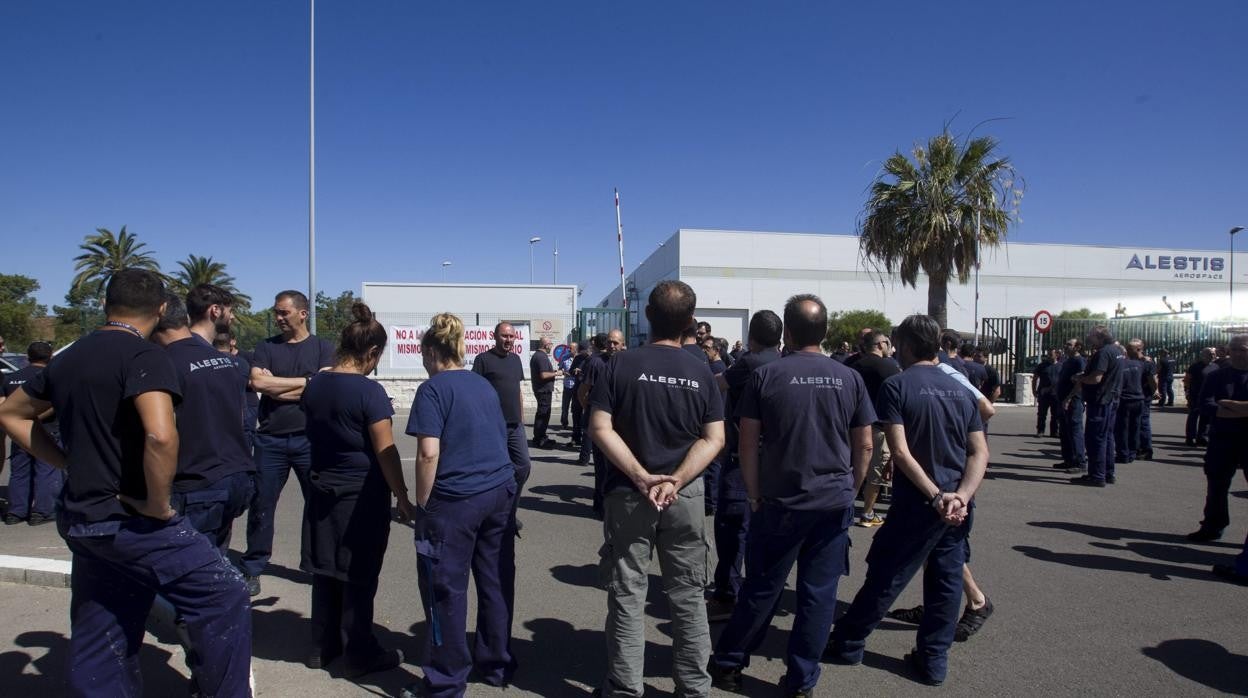 Los trabajadores de Alestis firmaron el pasado año un ERTE hasta septiembre