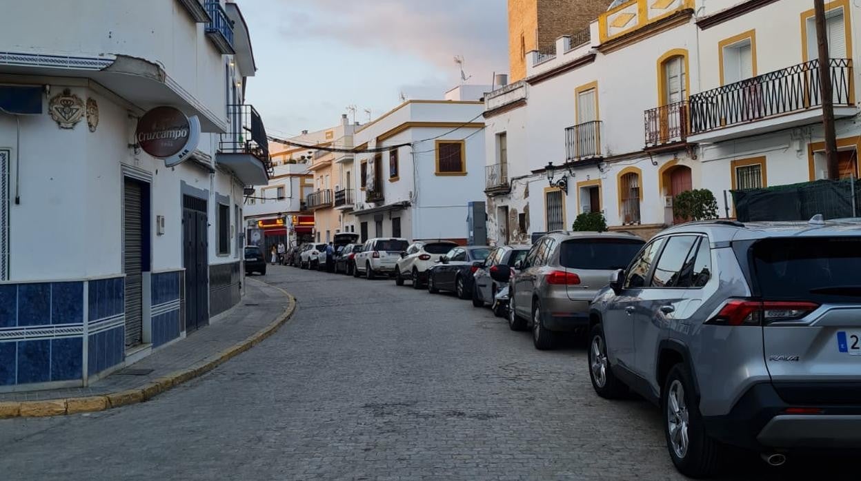 Una de las calles del municipio sevillano de La Algaba