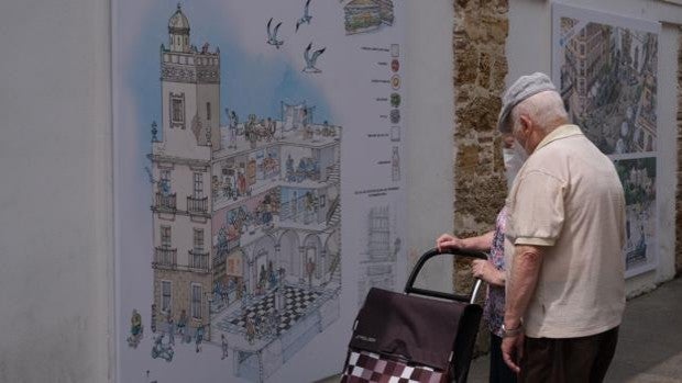 La exposición ‘Cádiz a los cuatro vientos’, en el Mercado Central de Abastos de Cádiz