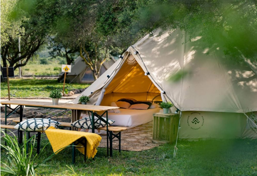 Yurtas y glamping en Cádiz, la moda de las tiendas más &#039;chic&#039; para este verano