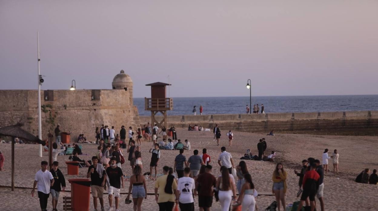 San Juan en Cádiz en la Caleta