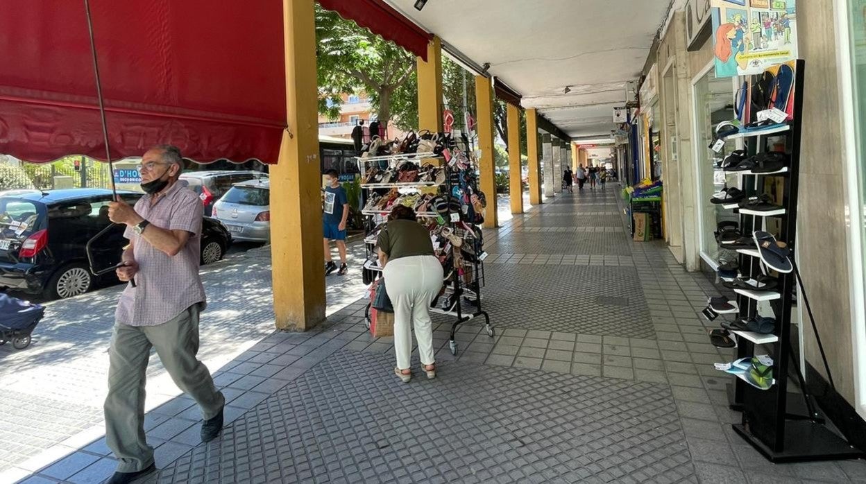 Zona afectada por el corte de luz.