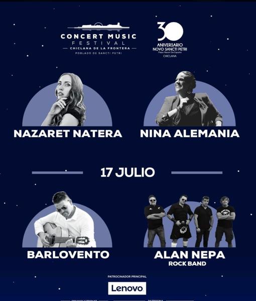 Artistas locales para celebrar el 30 aniversario del Novo Sancti Petri en el Concert Music Festival