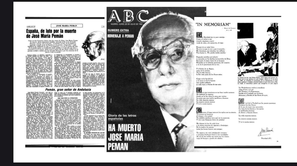 Descárgate la edición especial de 1981 que ABC publicó por la muerte de José María Pemán