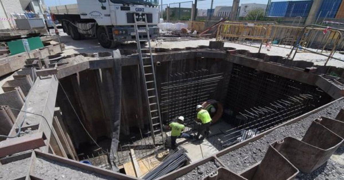 Aguas de Cádiz ejecuta la nueva estación de bombeo de aguas residuales del recinto exterior de Zona Franca