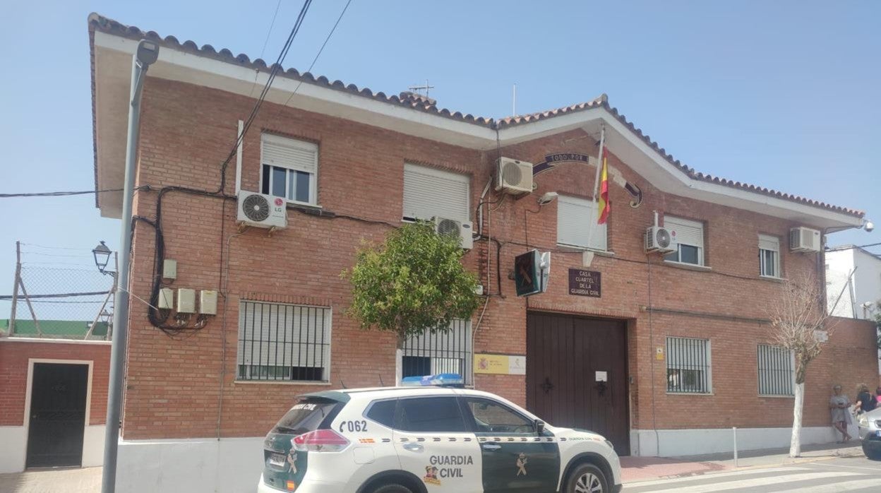 Guardia Civil en Barbate.