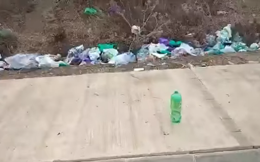 Basura en las inmediaciones a causa del botellón