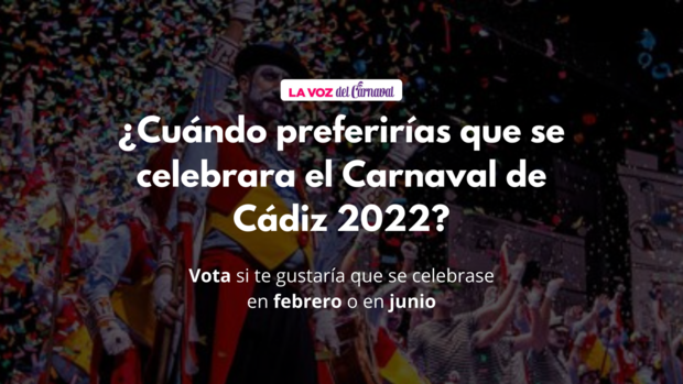 ¿Cuándo preferirías que se celebrara el Carnaval de Cádiz 2022?