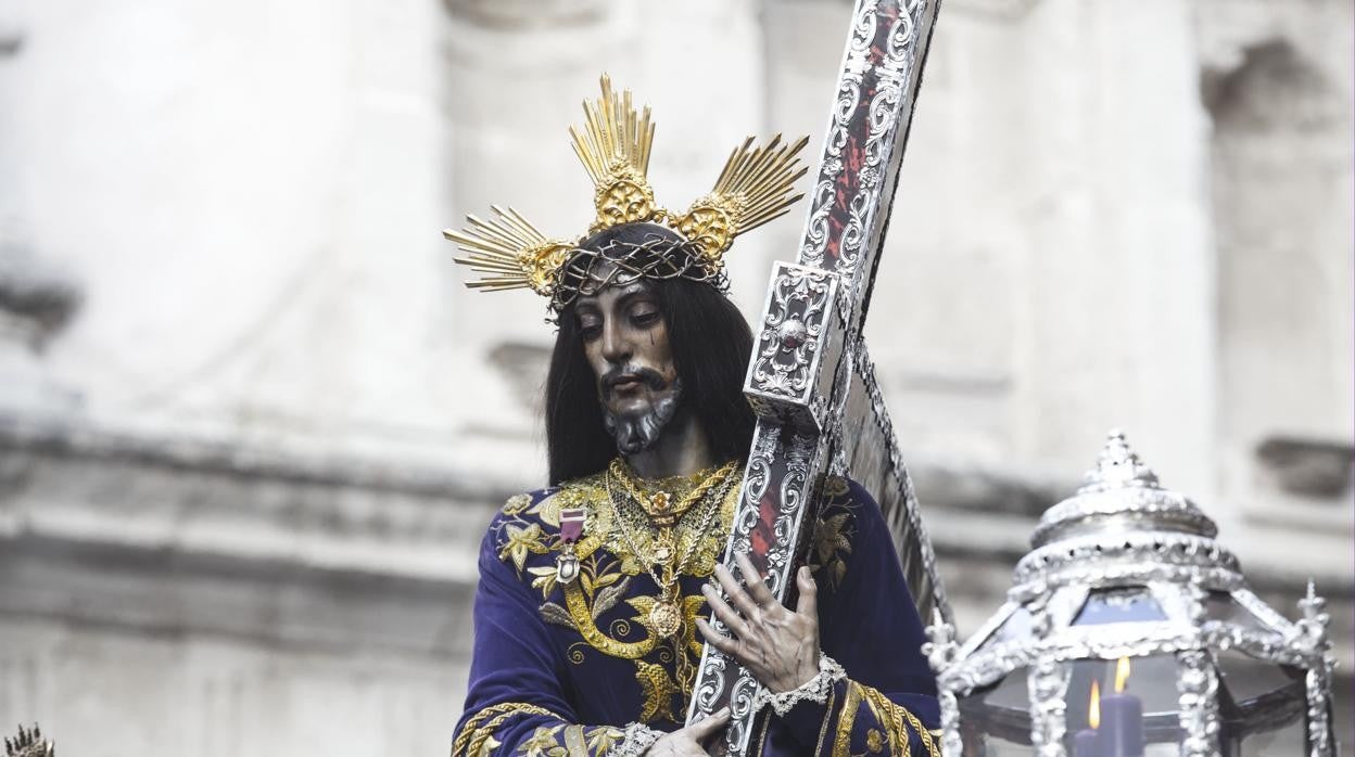 El Nazareno de Santa María, en las calles de Cádiz