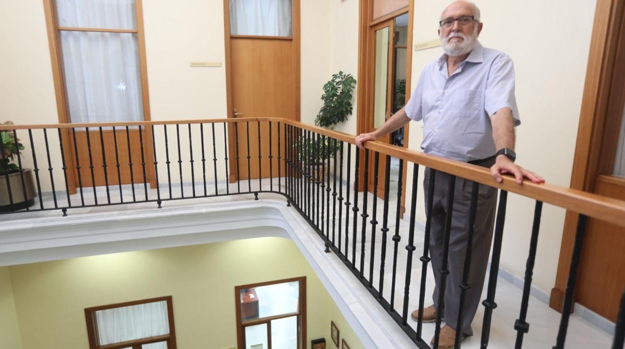 Juan Antonio Repetto, en la sede del Colegio de Médicos.