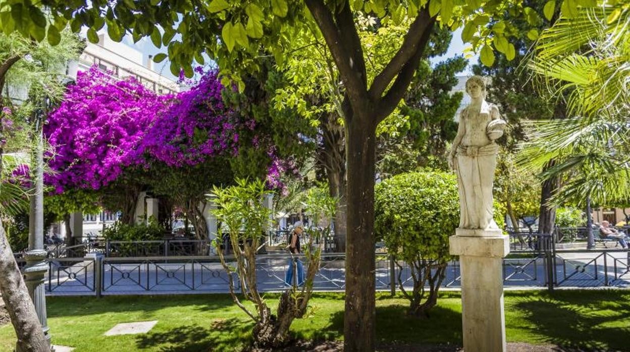 Imagen de archivo de la plaza Candelaria.