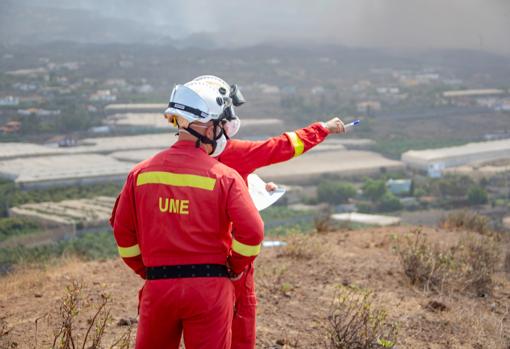 Un gaditano en el corazón del volcán de La Palma