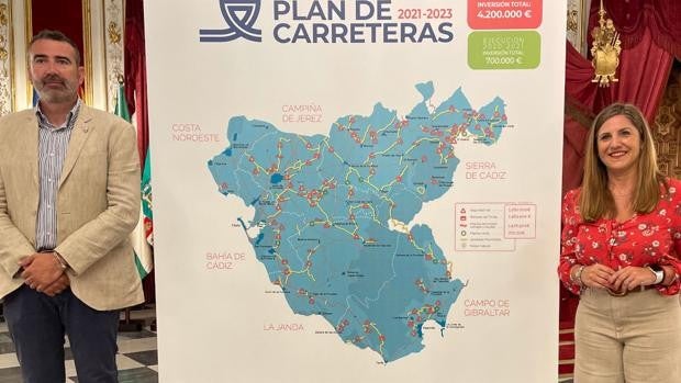 Las diez carreteras de Cádiz que se arreglarán en 2022