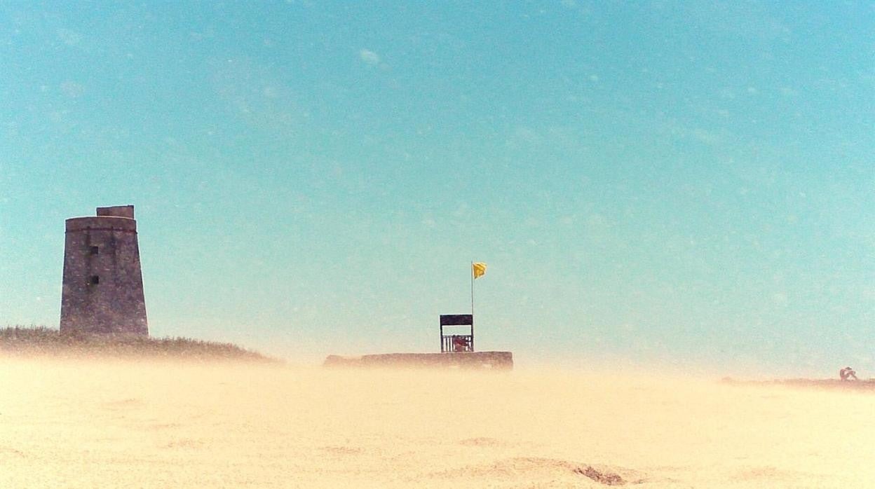 Viento de levante en El Palmar.