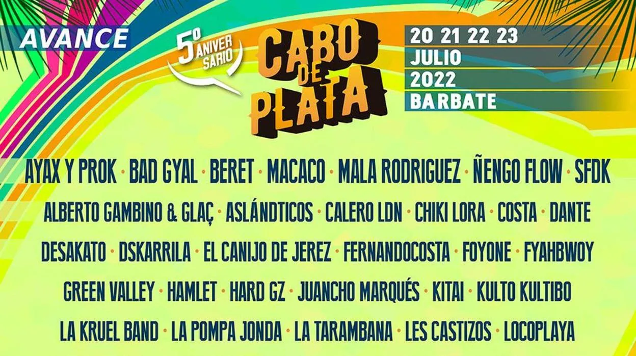 Vuelve el festival Cabo de Plata en 2022