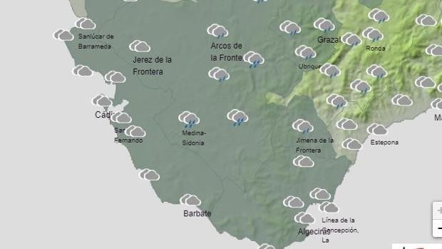Un halloween pasado por agua en Cádiz