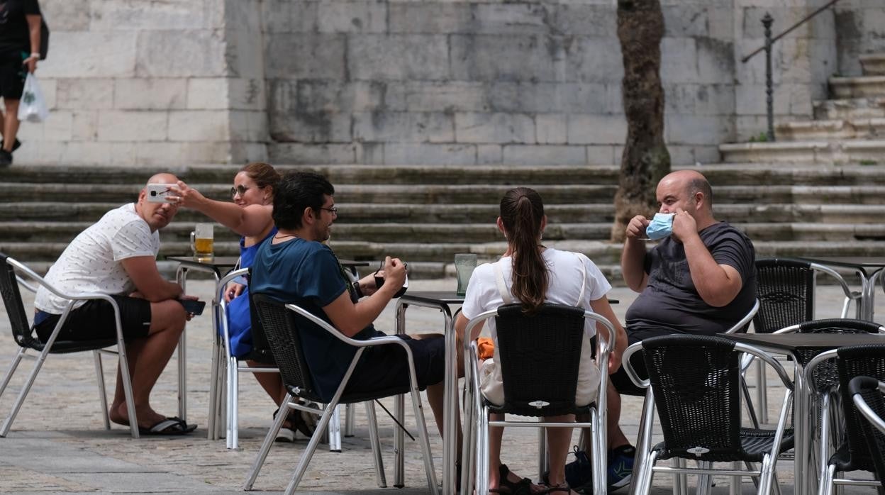 Terraza en la plaza de la Catedral