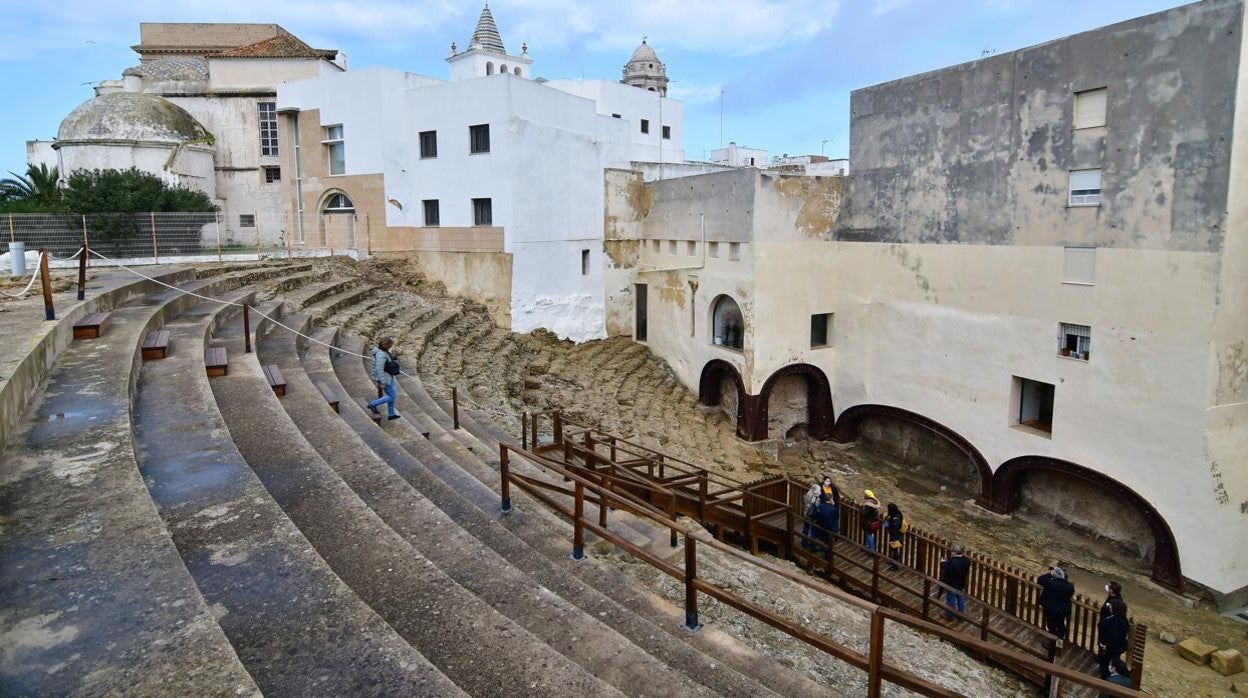 Imagen del teatro Romano de Cádiz.