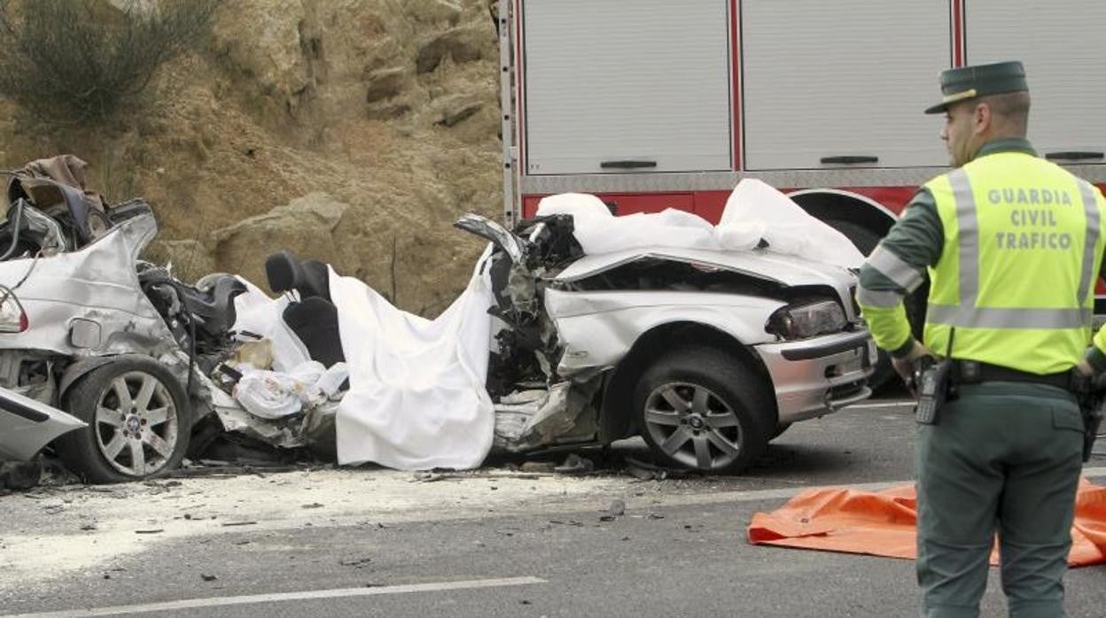 Imagen de archivo de un accidente de tráfico