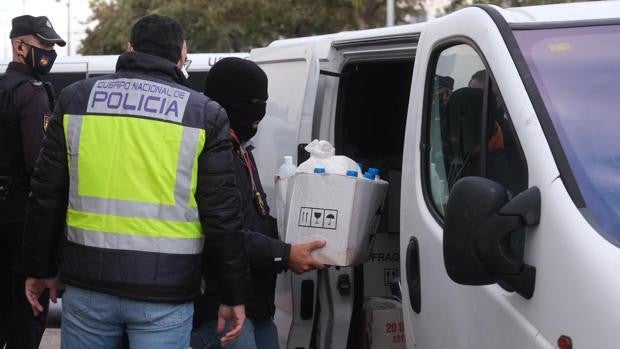 Nuevo golpe al narcotráfico: desmantelado un laboratorio de cocaína en Chiclana